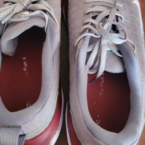 Nike ReactX Infinity Run Running & Jogging Shoes Men's Gray/Crimson US Size 11 - Picture 7 of 10